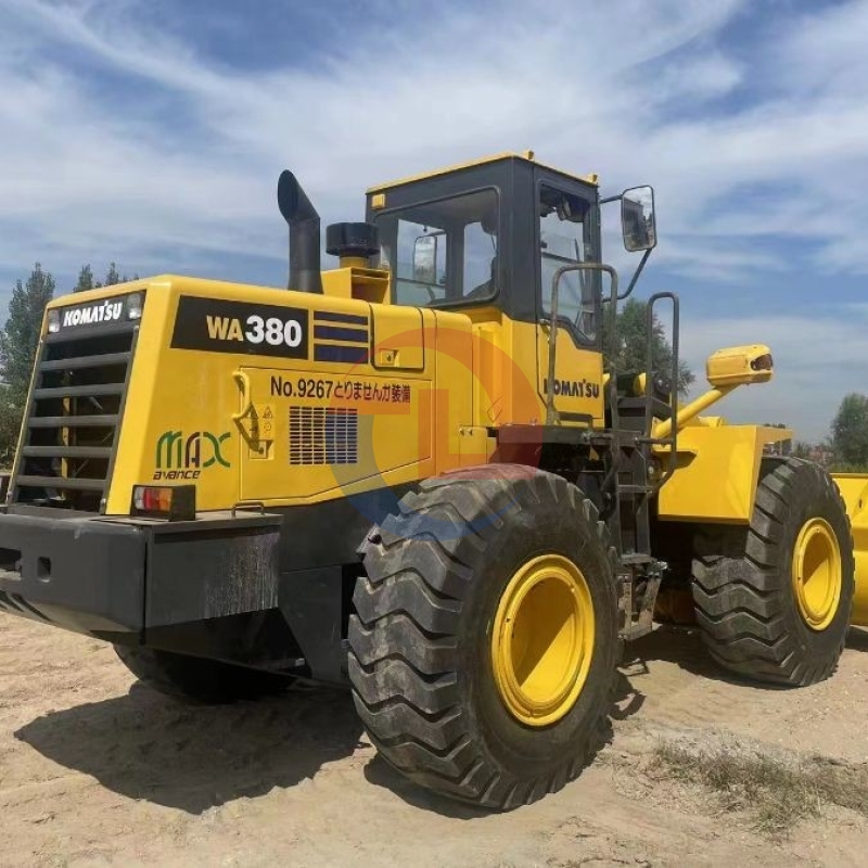 Engineering Used Komatsu Wheel Loader WA380-3 High Power 16360KG