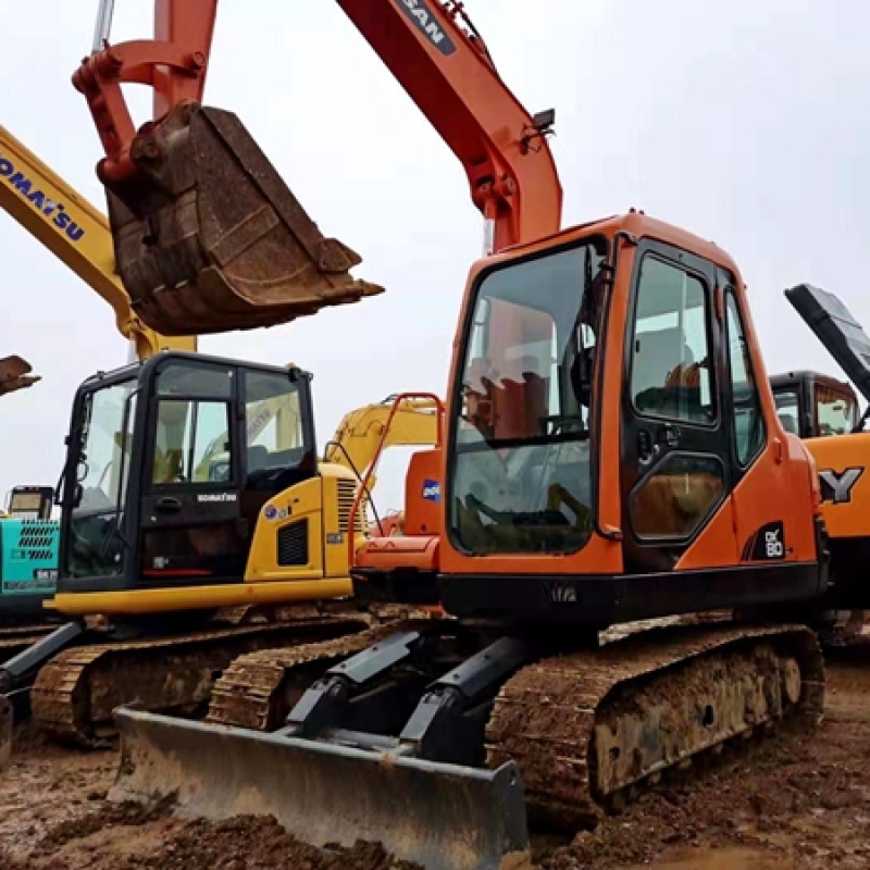 2021 Year DX80GOLD Used Doosan Excavator 8 Ton Capacity