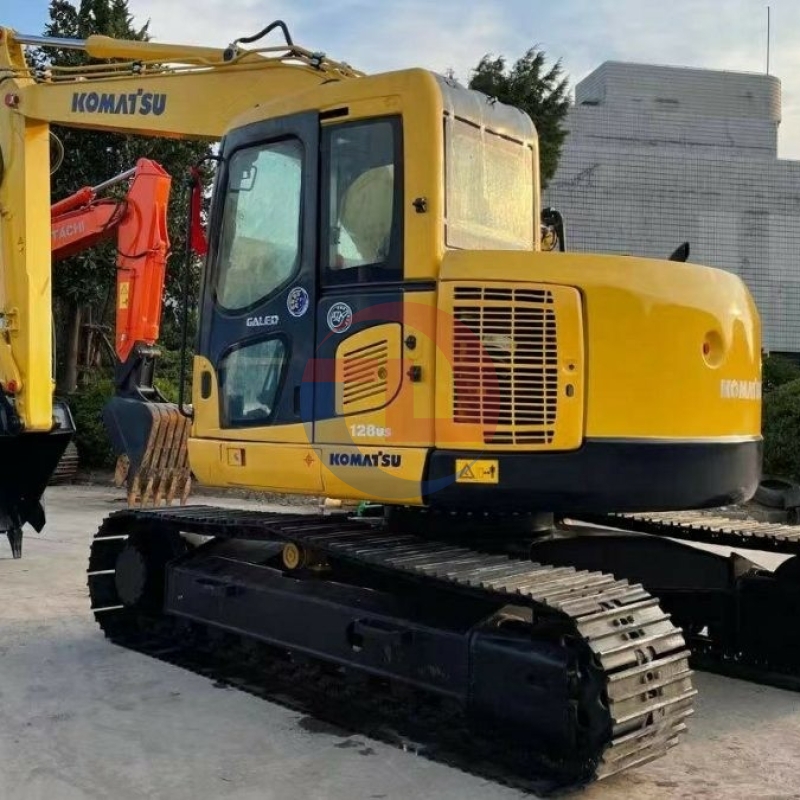 Komatsu PC128US Repossessed Earthmoving Equipment Industrial Digging Machines Used Excavators