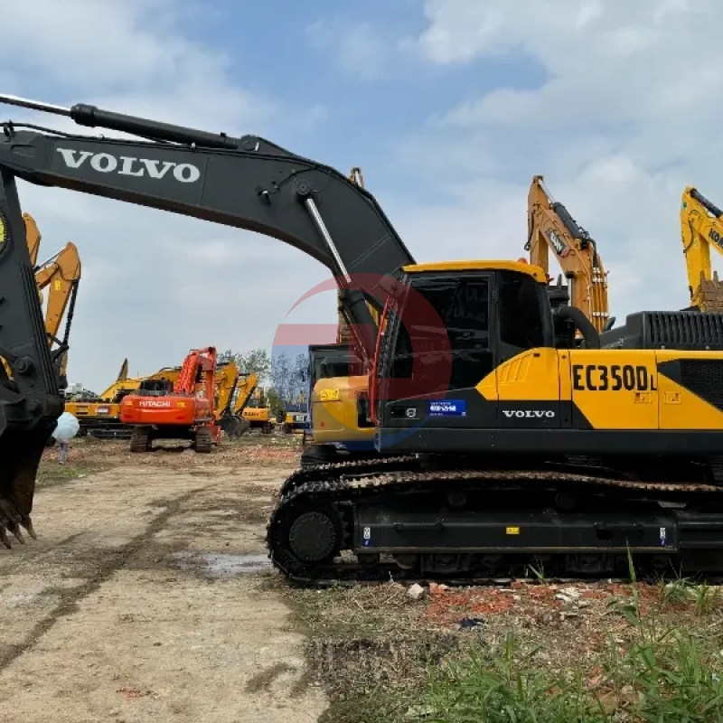 Used 35 Ton Crawler Excavator Original Volvo EC350D Used Excavator