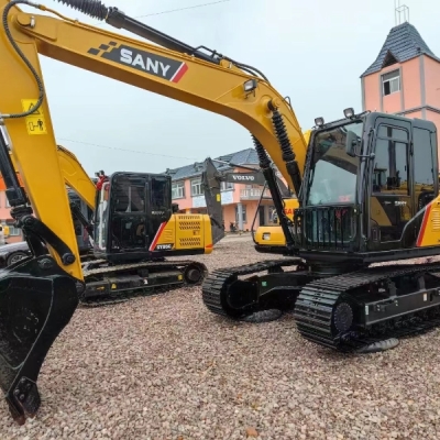 Used Excavator China Sany SY135C Crawler Excavator in Good Condition Sy135 Excavator Digger 13ton Sy135c-9 Global Sales