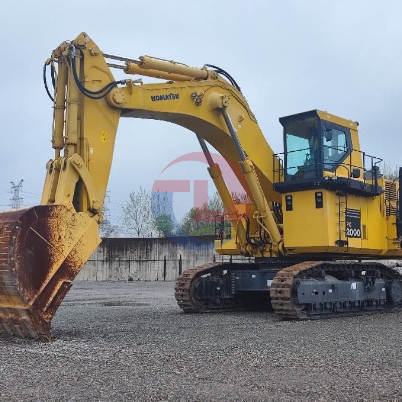 Original Second Hand Komatsu Excavator PC2000-8 Large Earth Moving Machinery