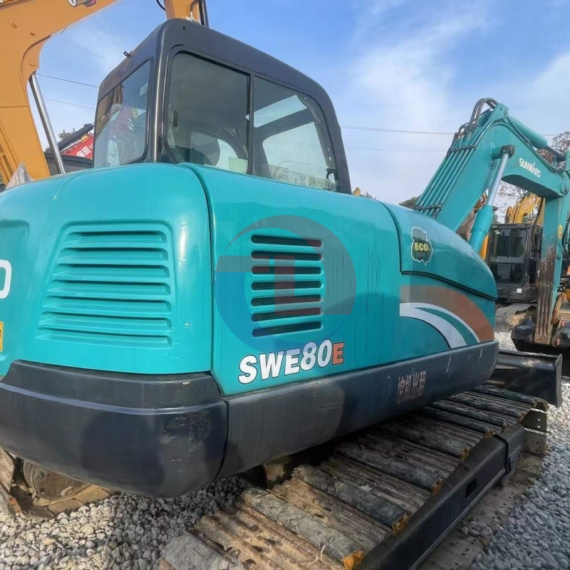 8 Ton Weight Machinery Used Excavator Sunward SWE80E Second Hand Sunward 80E Excavator