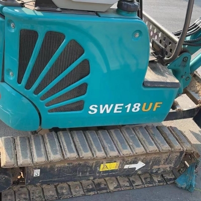 Fairly Used Power Operating Sunward Swe18uf Mini Excavator 1.8 Ton For Sale