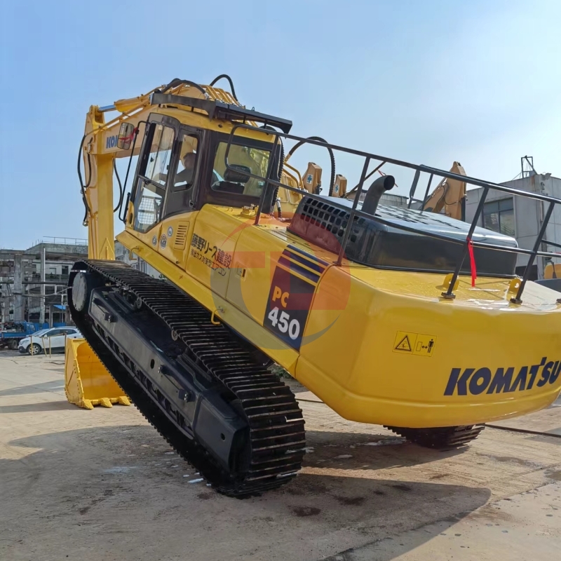 Used Japan Second Hand Komatsu PC450-7 Digger 45 Ton Excavator Machine