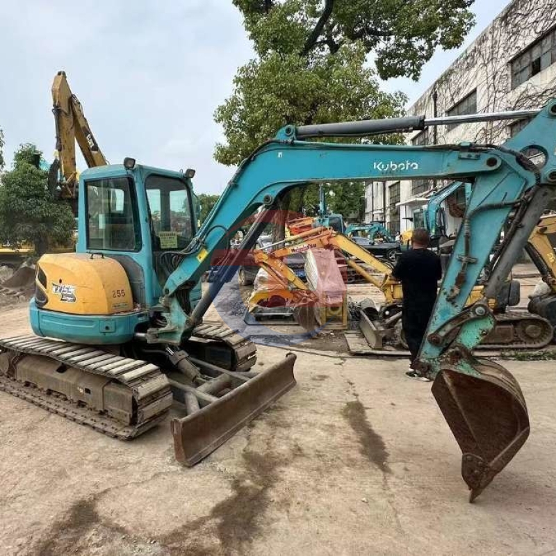 Kubota Kx155-3 Second Hand Kubota Diggers Crawler Excavator 5T High Performance