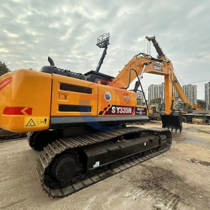 Repossessed SY335H Used Sany Excavator Crawler Digger For Construction