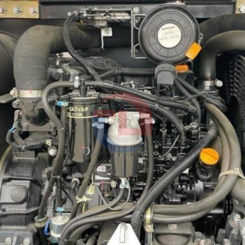 Rubber Wheel Used Doosan Excavator Machinery DX60W 5550KG