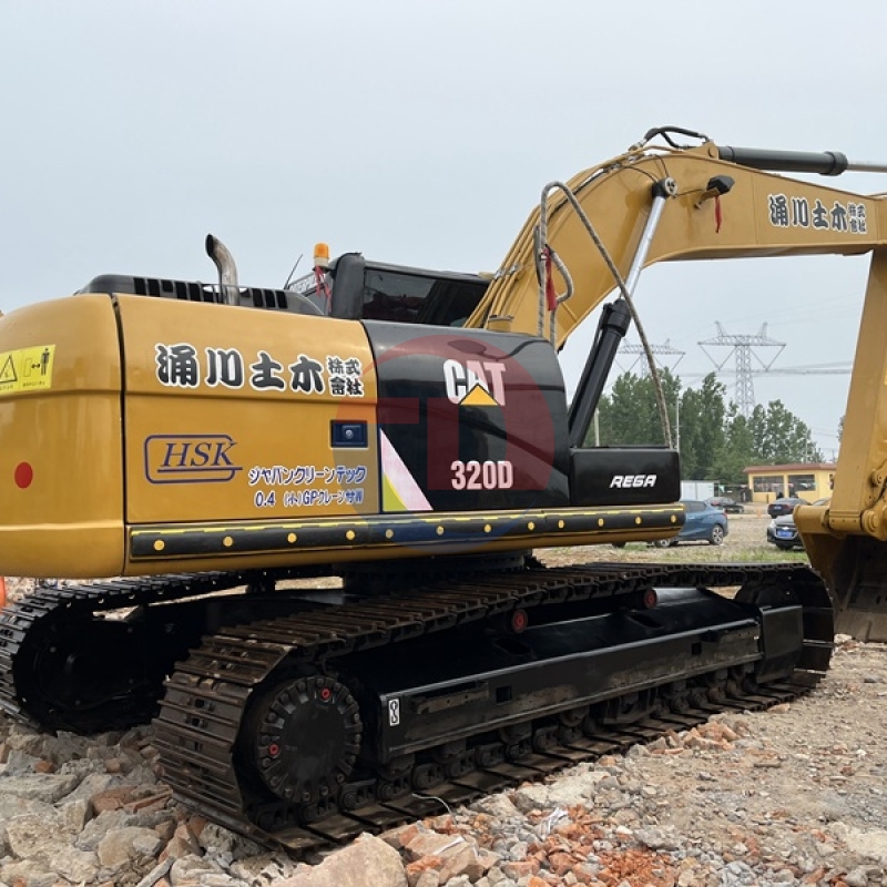 20 Ton Used CAT Excavator 320D Repossessed Earthmoving Equipment