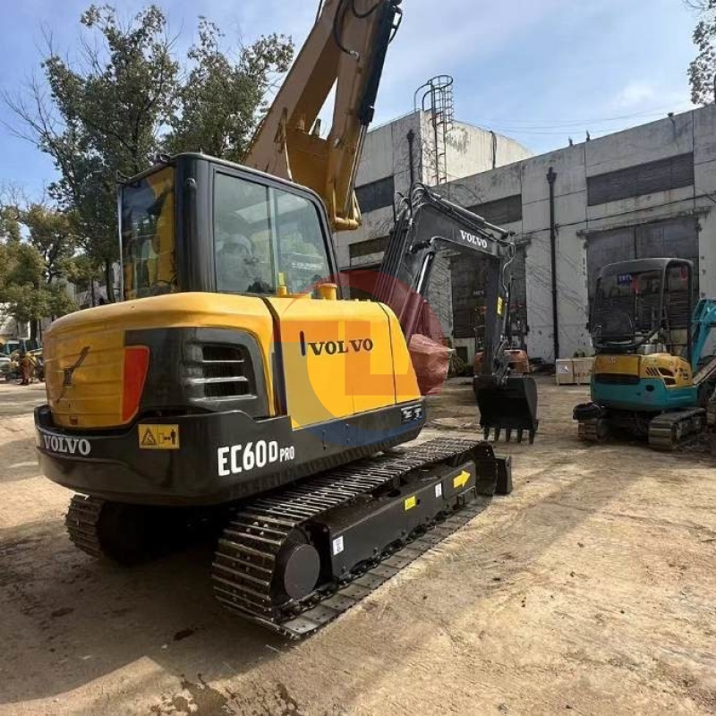 Original Mini Used Volvo EC60D Excavator Pre Owned Crawler 6ton