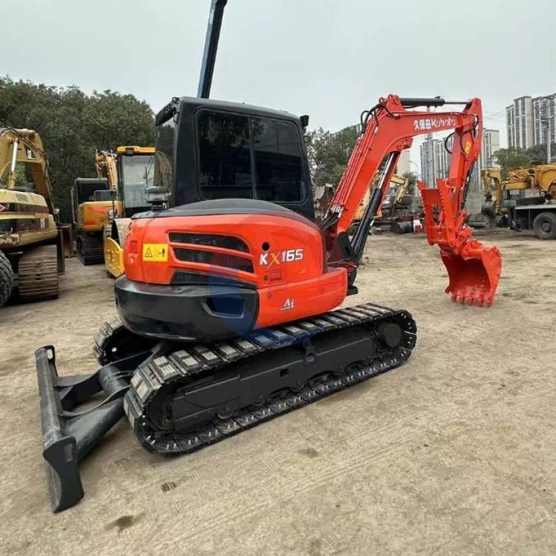 Municipal Engineering Used Kubota Excavator Kx165 Kx163 Kx155 Mini Digger