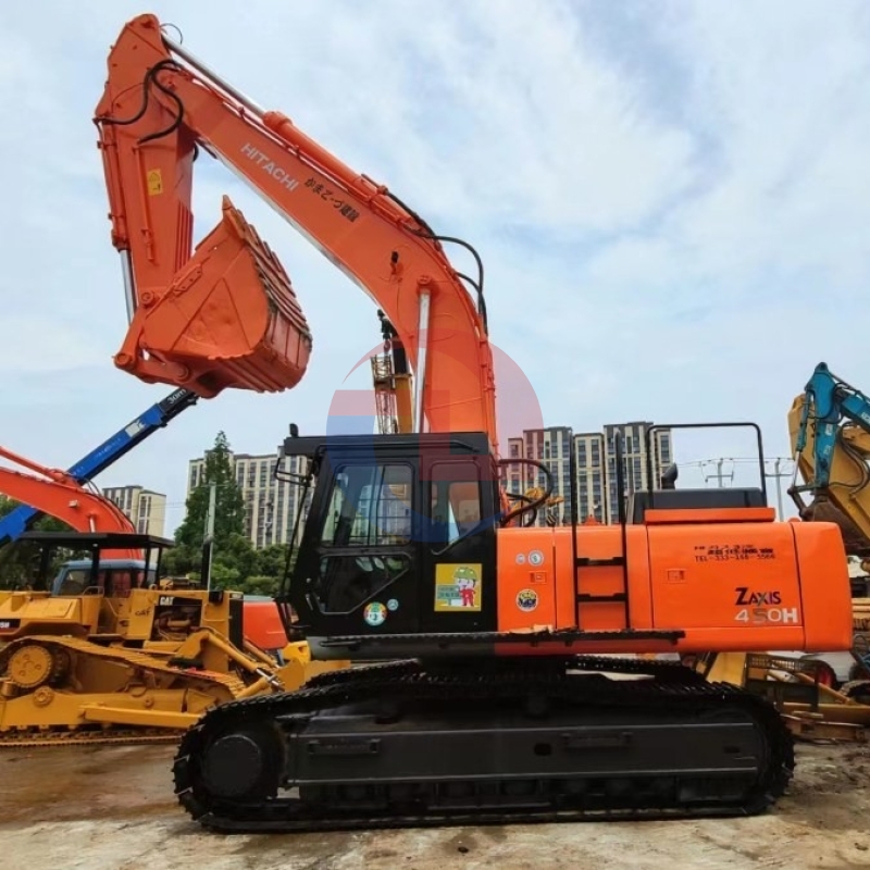Large Scale Repossessed Hitachi Zx450 Equipment Trader Excavator 45Ton Isuzu Engine