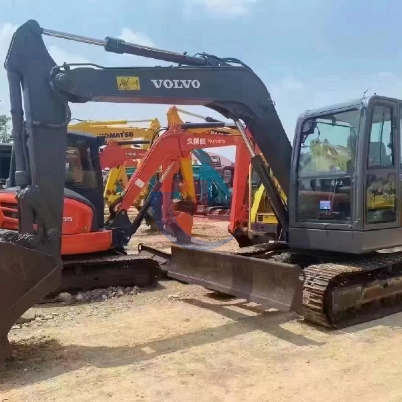 Used volvo Excavator E80Blc EC80 EC80B EC80D 8Ton Large Size Second Hand Construction Equipment
