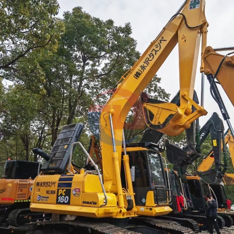 High Quality Used Komatsu PC160-8 Crawler Excavator