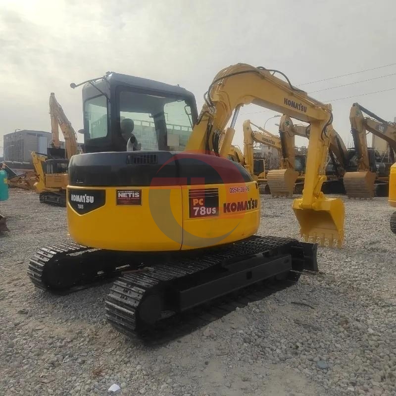 Mini Komatsu pc78us used excavator with low work hours