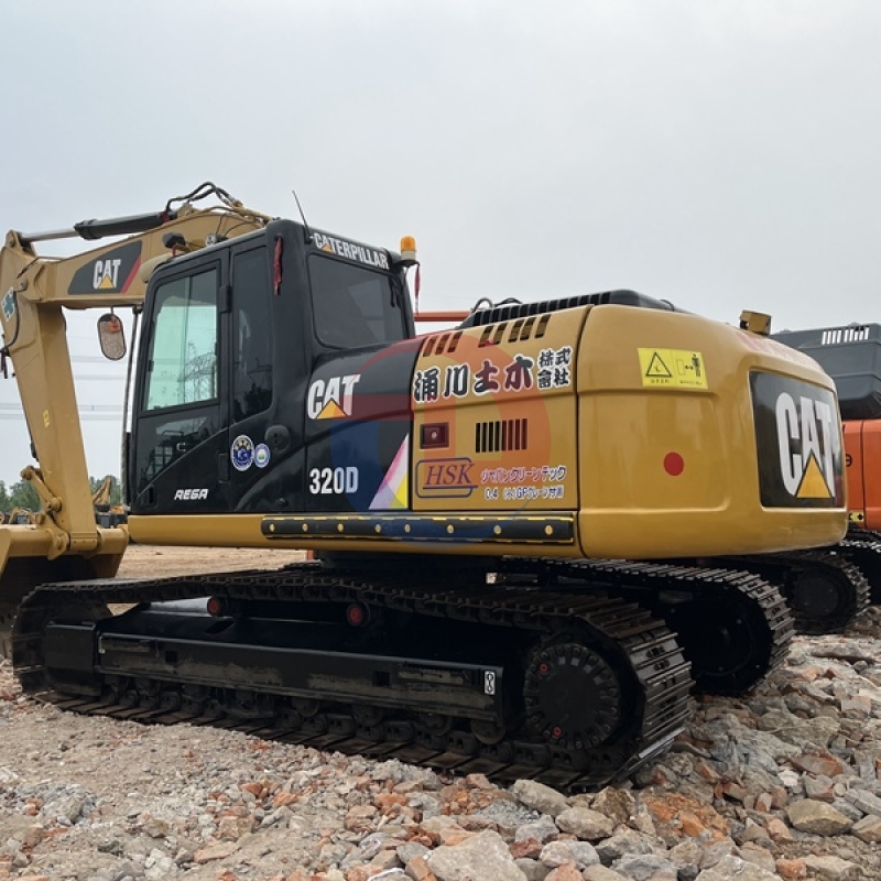 20 Ton Used CAT Excavator 320D Repossessed Earthmoving Equipment