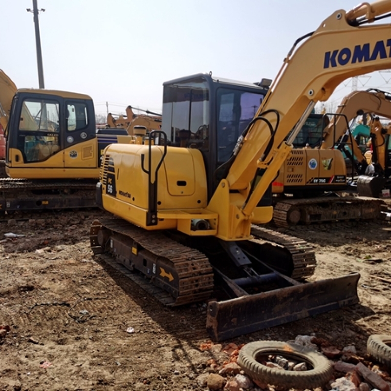Real Price Used Mini Komatsu PC56-7 PC56-8 Crawler Excavator 5ton Komatsu Digger Low Price Saling