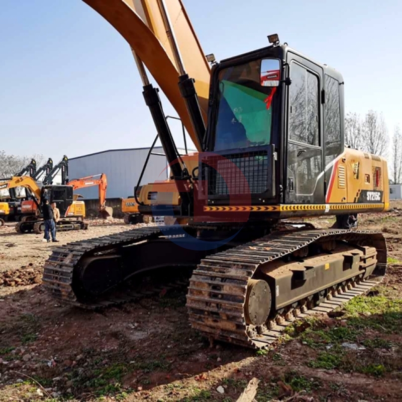 118KW 21900KG Hydraulic Used Sany Excavator SY215C SY215CPro