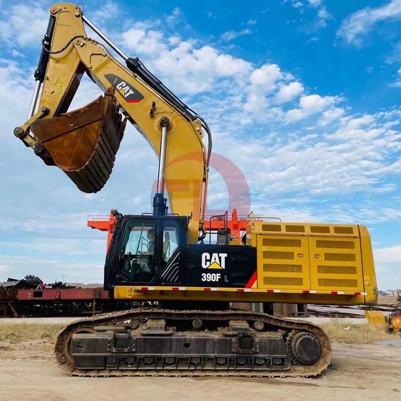 Used Heavy Caterpillar Construction Mining Rock Machinery 390F Digger Excavator