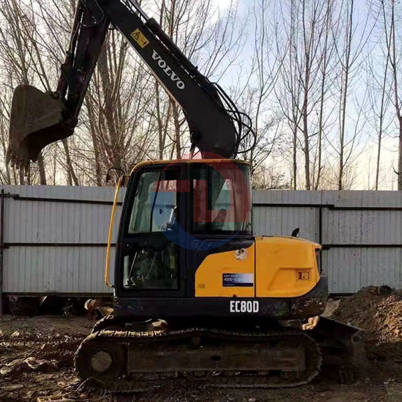Volvo crawler EC80D used excavator for sale in China