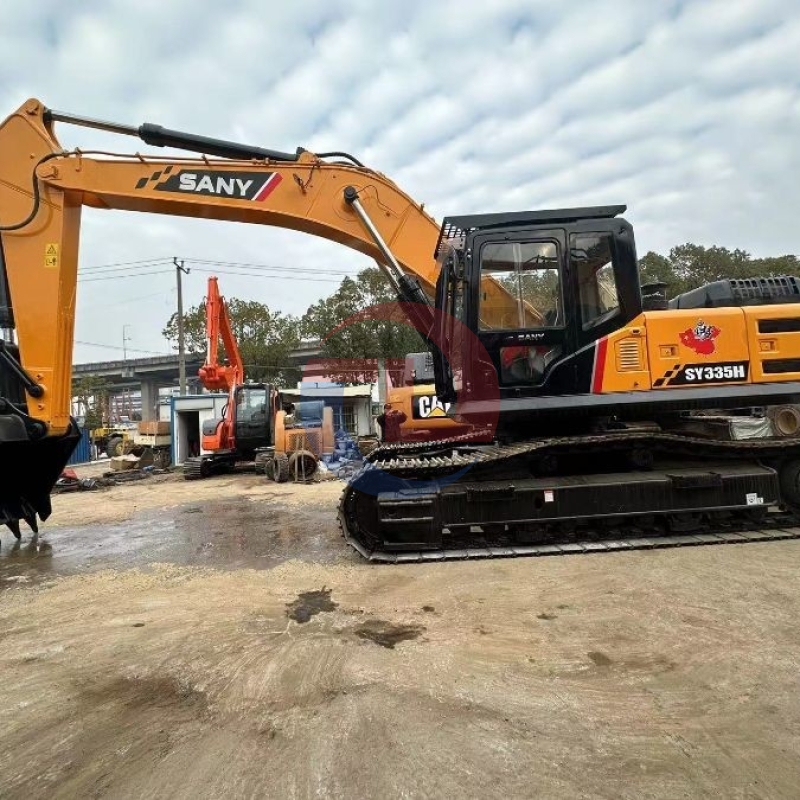 Repossessed SY335H Used Sany Excavator Crawler Digger For Construction