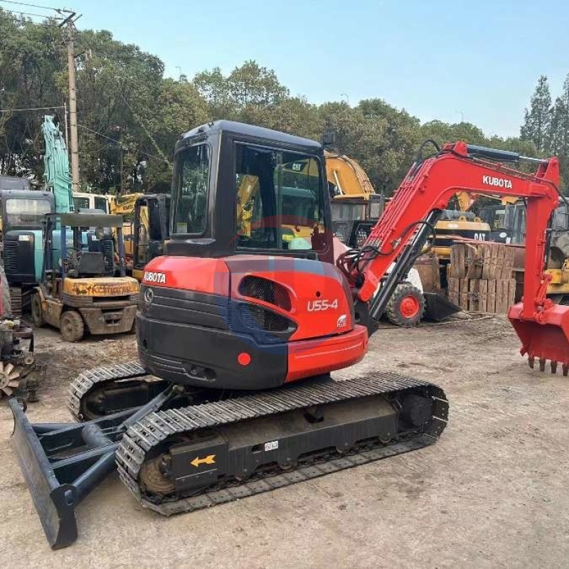 Mini Used Kubota Excavator U55-4 Automatic 2nd Hand Diggers