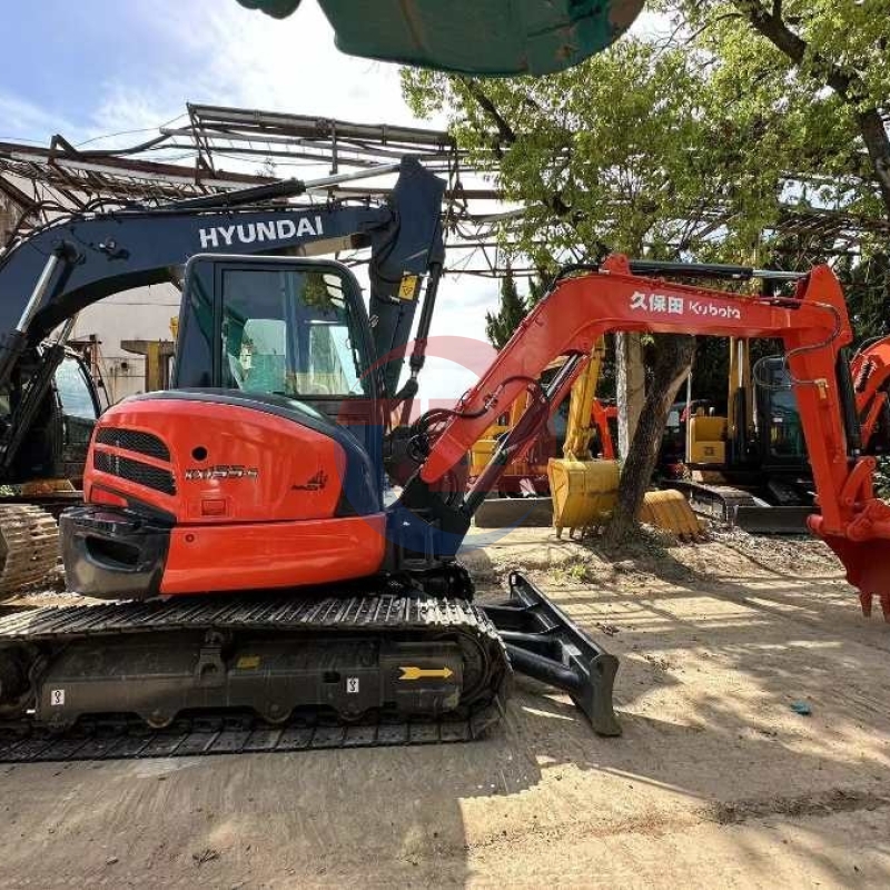5.5ton Mini Used Kubota Excavator Second Hand Kx155-5 2200RPM