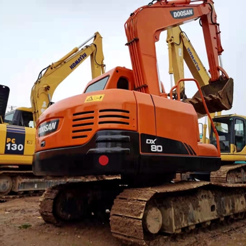 2021 Year DX80GOLD Used Doosan Excavator 8 Ton Capacity