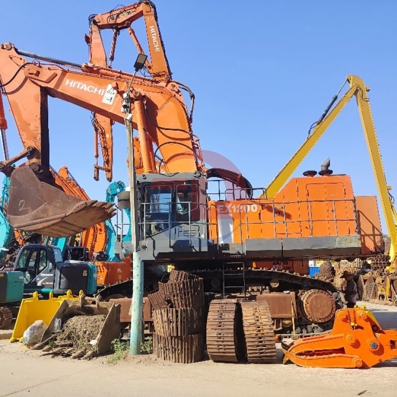 Japan Hitachi Ex1200 Second Hand Excavator Machine 120T