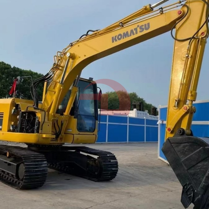 Komatsu PC128US Repossessed Earthmoving Equipment Industrial Digging Machines Used Excavators