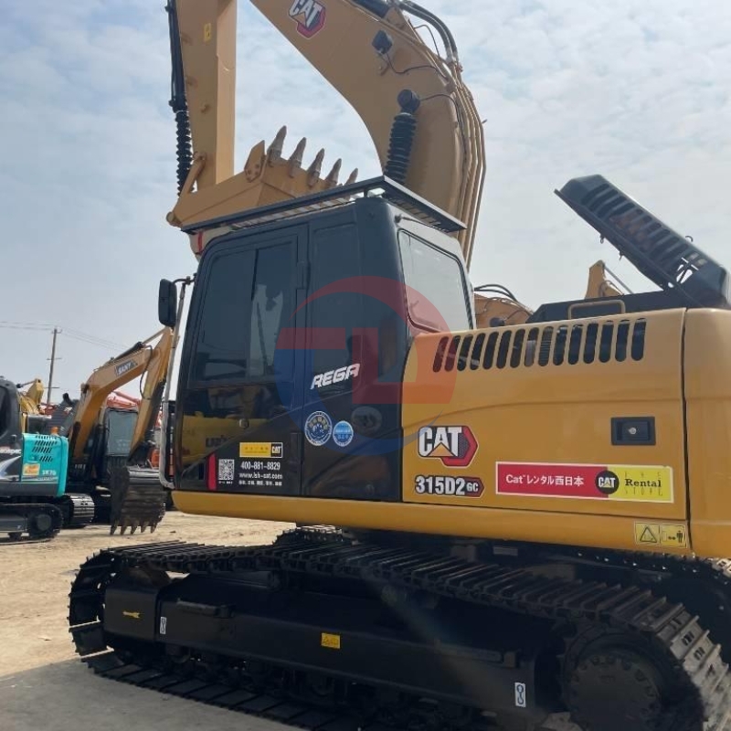 Used CAT 315 GC Excavator Good Condition Great Quality Second Hand CAT 315D 315D2 315GC Excavator Digger Machine Price in Stock