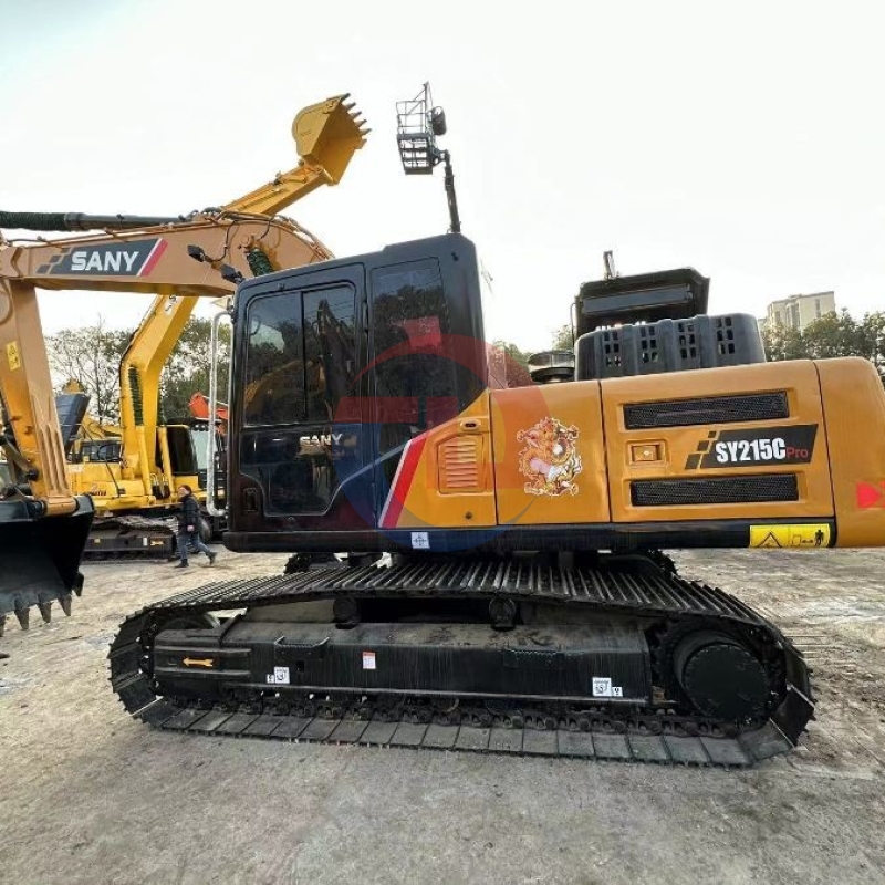 Used Sany SY215C Excavator Machine 21.5 Tons Crawler Digger SY215CPro