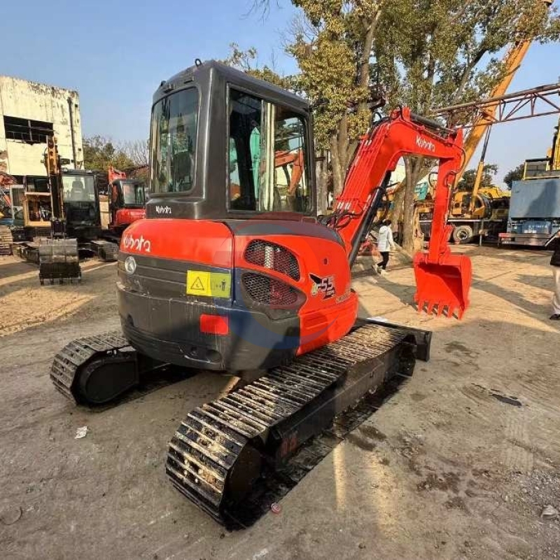 48HP Used Old Kubota Excavator U55-4 Second Hand Diggers Original Japan