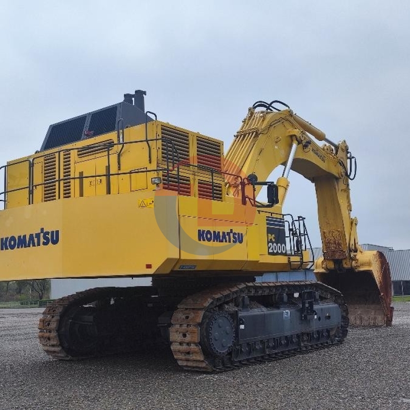 Original Second Hand Komatsu Excavator PC2000-8 Large Earth Moving Machinery
