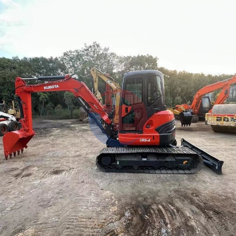 Mini Used Kubota Excavator U55-4 Automatic 2nd Hand Diggers