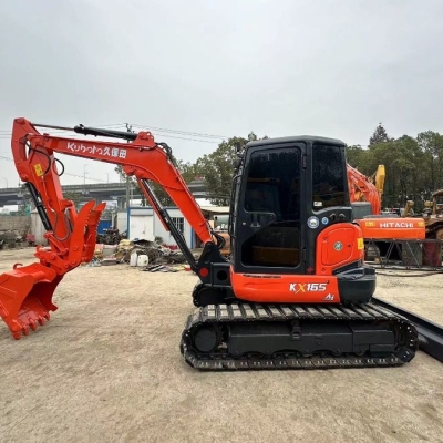 Municipal Engineering Used Kubota Excavator Kx165 Kx163 Kx155 Mini Digger