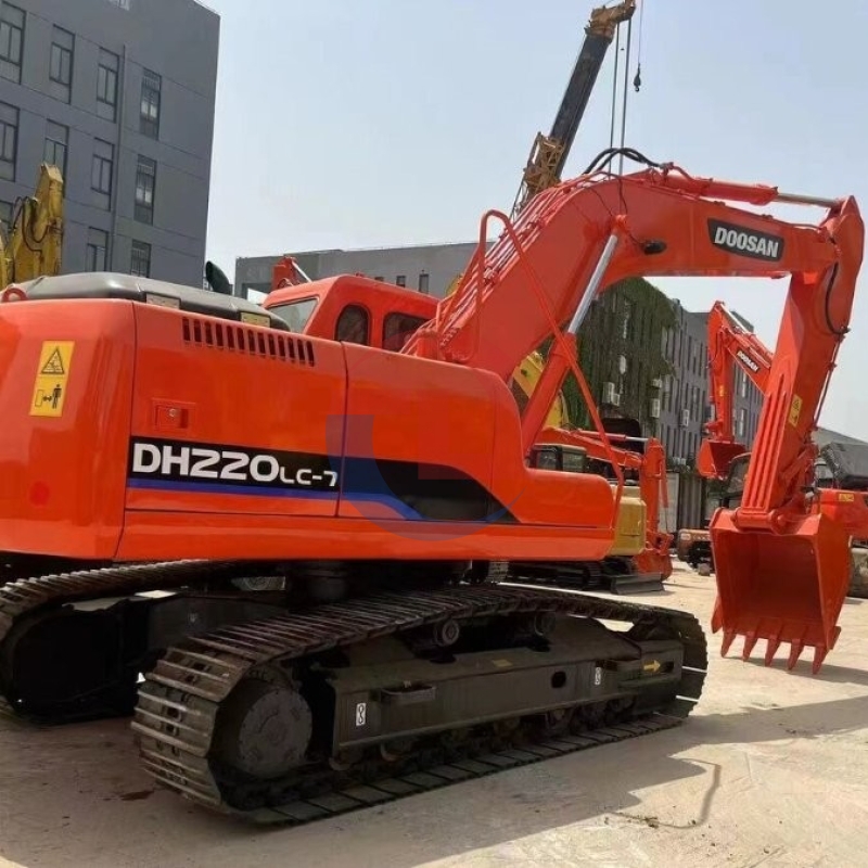 Doosan DH220LC Used Hydraulic Excavator Equipment Second Hand Diggers