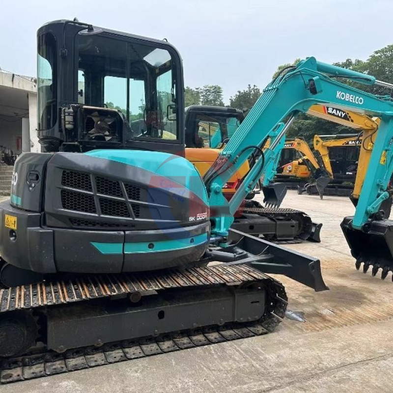 SK55SR Used Kobelco Excavator Crawler Second Hand Micro Digger