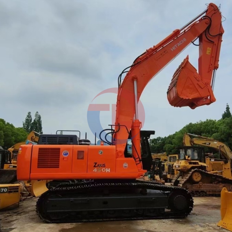 Large Scale Repossessed Hitachi Zx450 Equipment Trader Excavator 45Ton Isuzu Engine