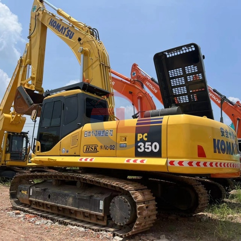Used Japan Second Hand Komatsu PC350-7 Digger 35 Ton Excavator Machine