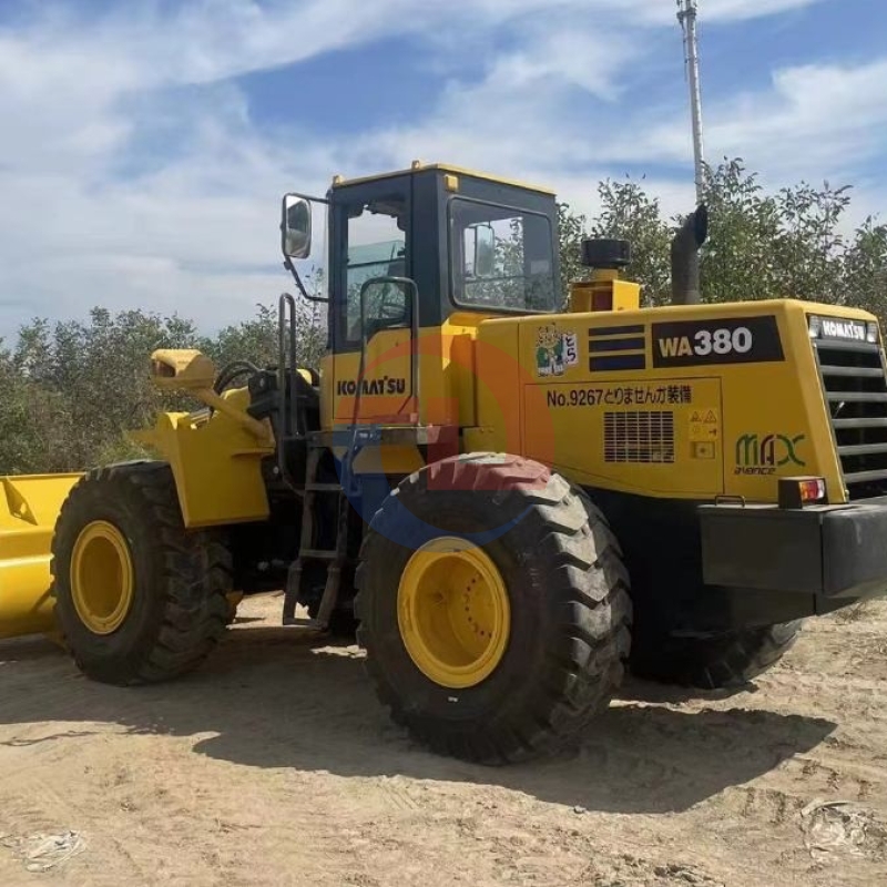 Engineering Used Komatsu Wheel Loader WA380-3 High Power 16360KG