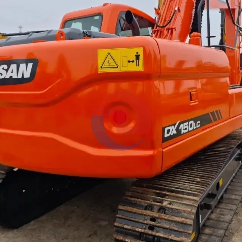 Doosan 15ton DX150 Almost New large crawler excavator made in Korea for sale with fair price