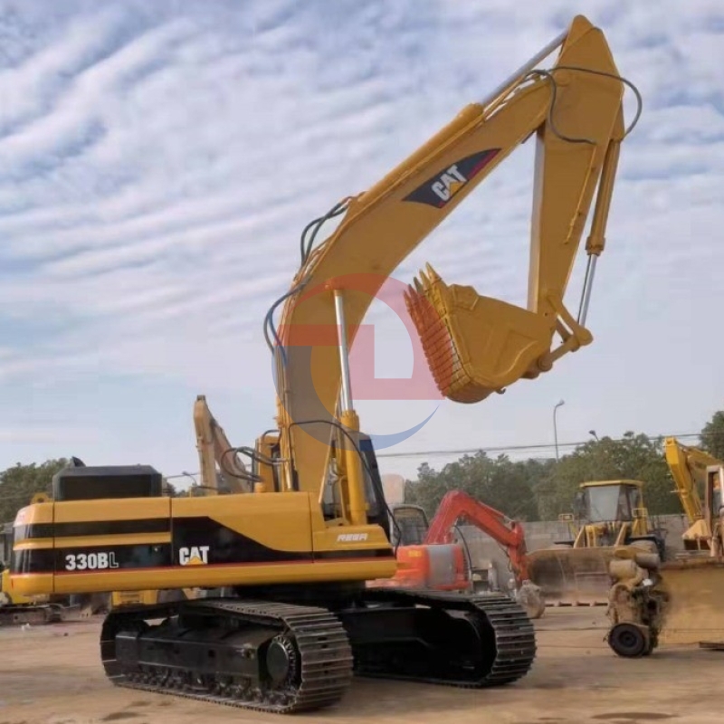 Large Used CAT Excavator 330BL Digger For Road Construction