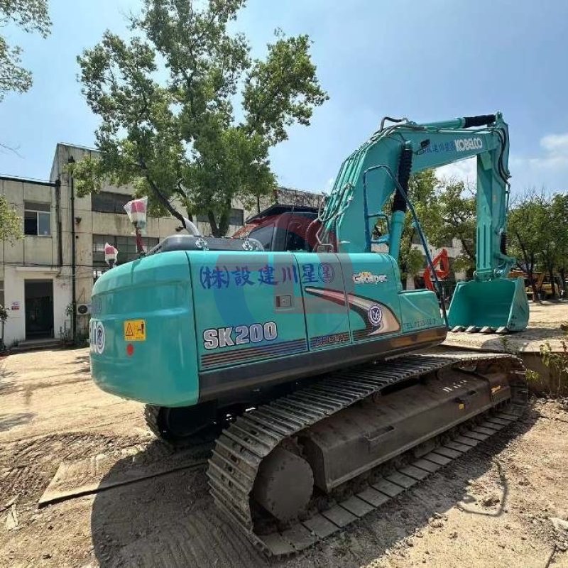 Original Midi Old Used Kobelco Excavator SK200 114KW 20Ton