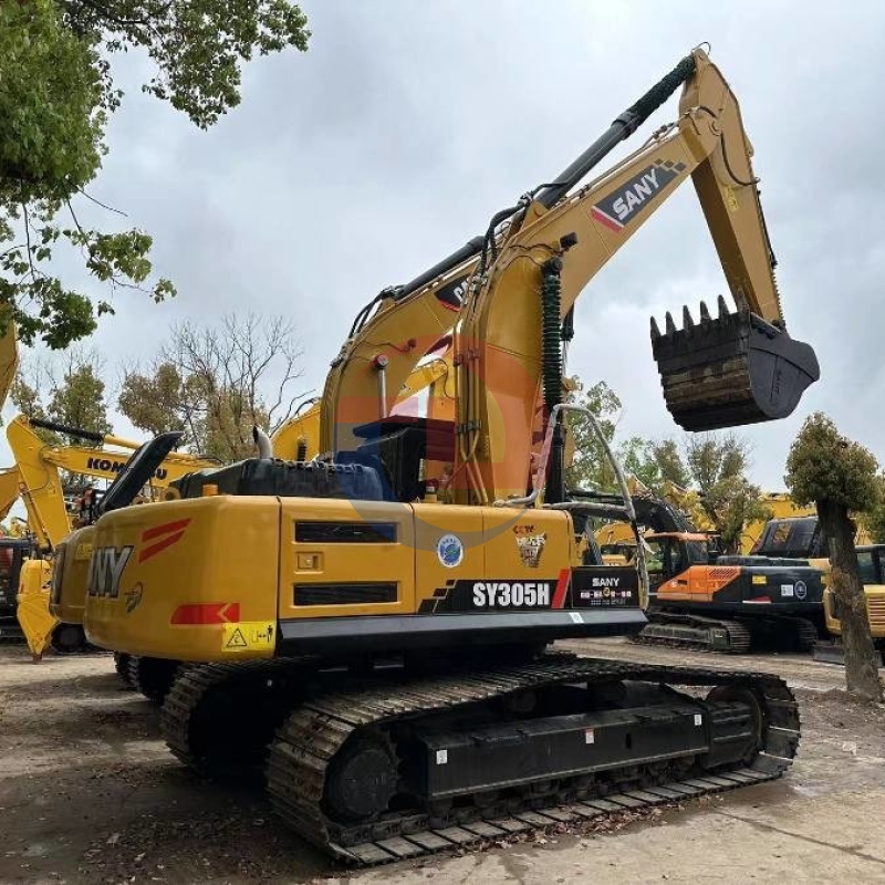 210kW Used Sany Excavator repossessed Earth Moving Equipment SY305H 30 Ton