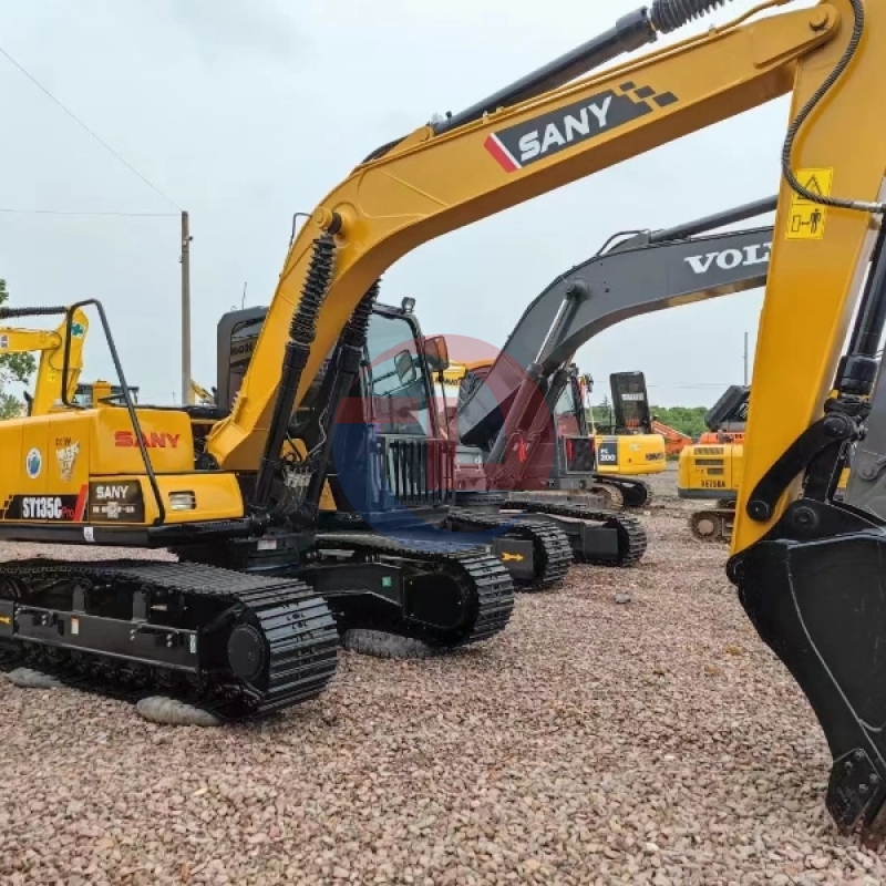 Used Excavator China Sany SY135C Crawler Excavator in Good Condition Sy135 Excavator Digger 13ton Sy135c-9 Global Sales