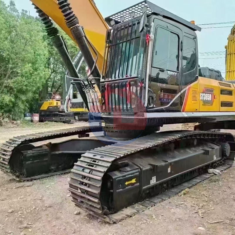 Bucket Rod Digging Force 180kN SANY 365H Used Crawler Excavator Engine Cooled to 50℃ in Desert Test