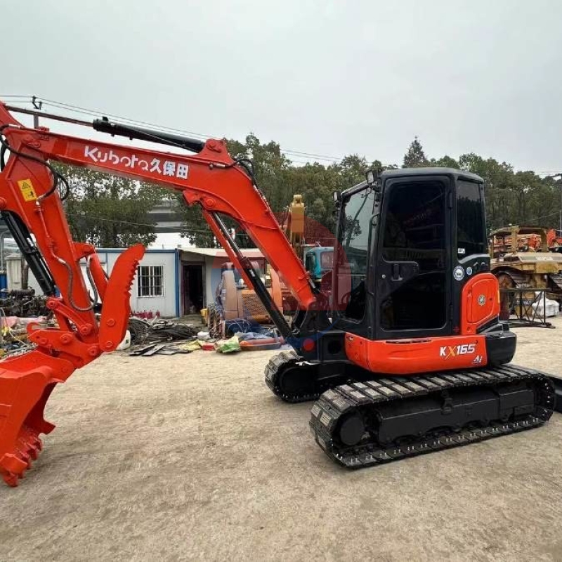 Municipal Engineering Used Kubota Excavator Kx165 Kx163 Kx155 Mini Digger