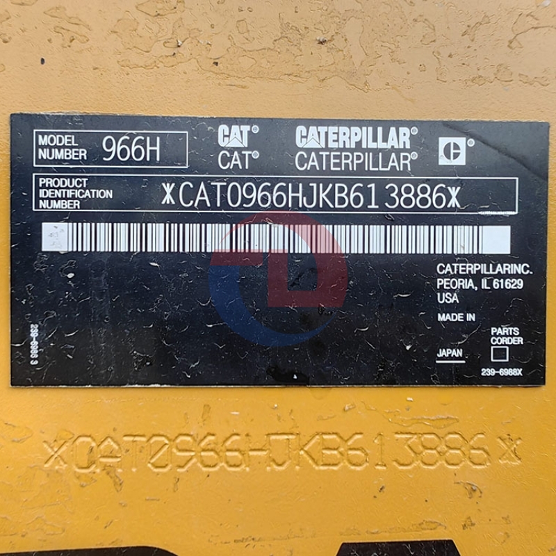 Used Caterpillar CAT966H Wheel Loader low price for sale