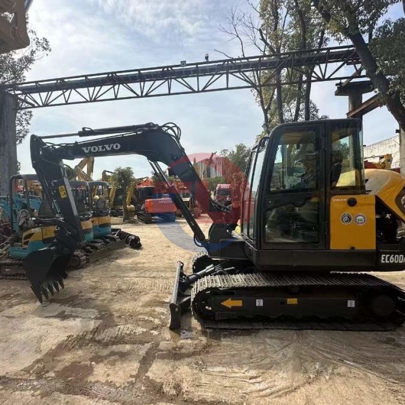 Original Mini Used Volvo EC60D Excavator Pre Owned Crawler 6ton
